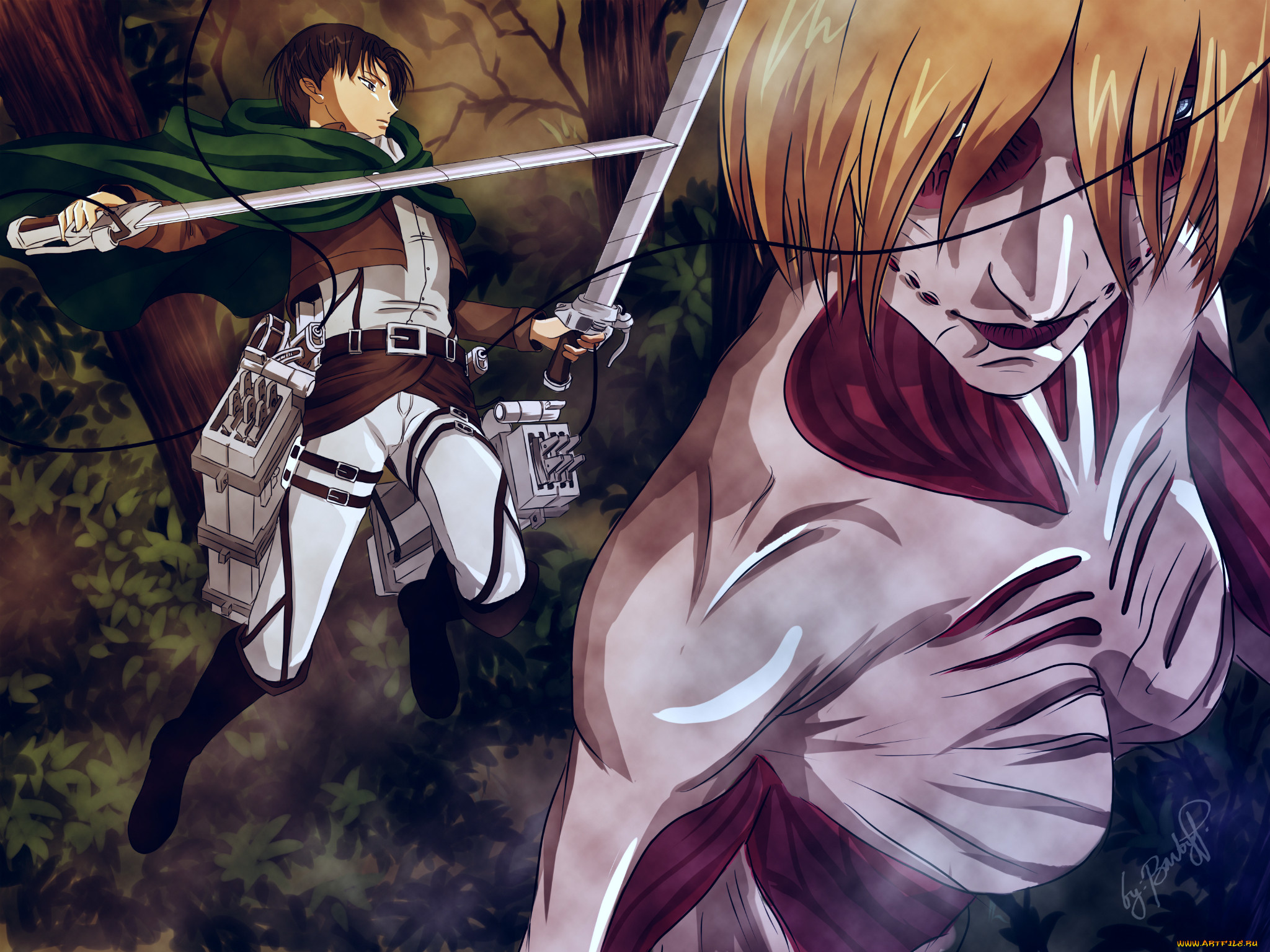 , shingeki no kyojin, , , , , , , barby, art, rivaille, 